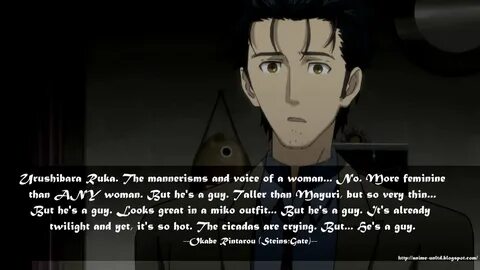 My Anime Review: Steins Gate Quotes