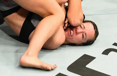 UFC 218: Angela Magana gets knocked out after wardrobe malfu