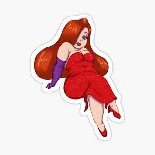 "Chubby Jessica Rabbit" Sticker for Sale by milkcioccolato R