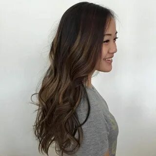 Balayage on virgin Asian hair Hair color asian, Balayage asi