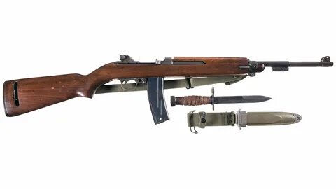 U.S. Winchester M1 Carbine w/2 Ex. Mags, Bayonet Rock Island