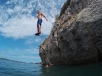 Deep Water Solo & Cliff Jumping in Split, Croatia