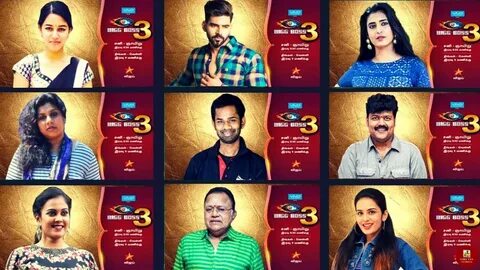 Bigg Boss 3 Contestants Full List சற்றுமுன் வெளிவந்த Big Bos