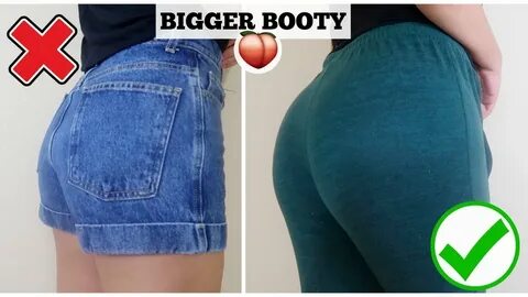 HOW TO MAKE YOUR BUTT LOOK BIGGER! - YouTube