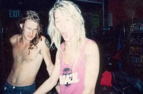 Layne Staley & Jerry Cantrell Alice in chains, Layne staley,
