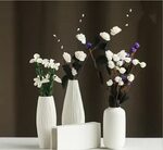 4 шт. в упаковке Европейская мода белый Керамика ваза для до