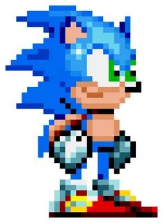 sonic sprites pixel art maker