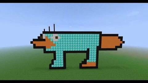 MINECRAFT PIXEL ART PERRY - YouTube