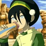 toph bei fong and aang (avatar: the last airbender) drawn by
