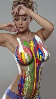 Christian @Caper on AdultNode: #Bodypaint #bigtits #babe #Na