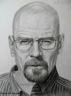 Heisenberg Breaking Bad Portrait, Drawing by Danse Des Songe