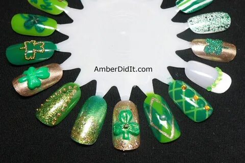 St. Patrick's Day Nail Wheel St patricks day nails, Saint pa