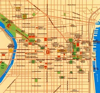 Подробные карты филадельфии
