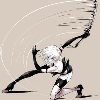 NieR: Automata A2 slash by ozkh.deviantart.com on @DeviantAr