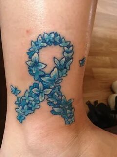 Gallery For Colon Cancer Tattoos Cancer ribbon tattoos, Canc