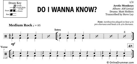 Do I Wanna Know : Do I Wanna Know - Violin Sheet music for V