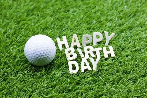 Happy birthday to golfer stock image. Image of holiday - 938