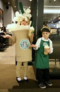 diy kids kostüm barista and frappuccino (With images) Starbu