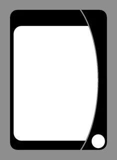 Playing Card Template Png - Uno Card Blanks Clipart - Full S