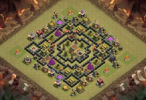 Anti Dragon, Th8 War Base Layout With Air Sweeper MYCOCLAB: 