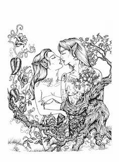 Adult Fantasy - Coloring Pages For Kids And For Adults - Col