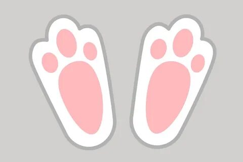 Easter Bunny Feet Svg, Rabbit Feet Svg, Graphic by Lillyrosy