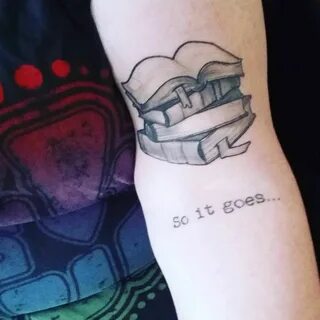 Slaughterhouse-Five, Kurt Vonnegut Book tattoo, Tattoo quote