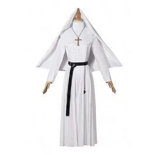 New The Conjuring Scary The Nun Valak Sister Cosplay Costume