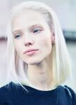 Sasha Luss White blonde hair, Hair trends, Albino girl