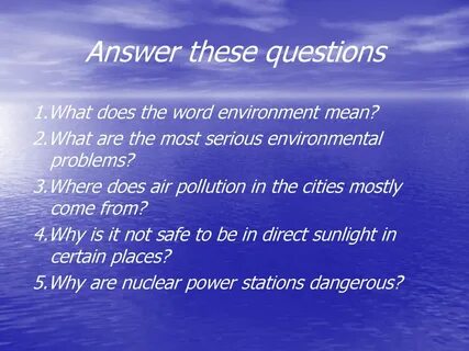 Environmental Problems - ppt download