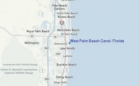 West Palm Beach Canal, Florida Tide Station Location Guide