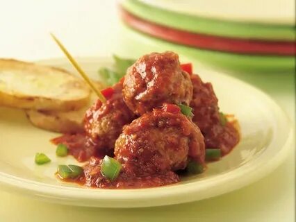 Slow Cooker Meatballs with Roasted Red Pepper Sauce Recipe f