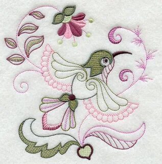 Beautiful embroidered terry cloth adult bib Hummingbird Etsy