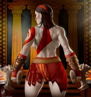 Georgy Stacker Twitterissä: "Kratos, from God of War (r63).