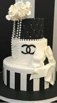 Pin by Carla Manjarrez on Wedding Photos Chanel birthday cak