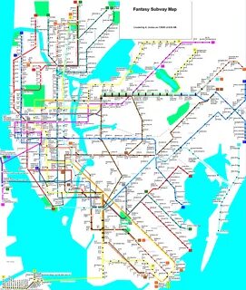 Fantasy Transit Maps (map, metro, subway, architect) - Urban
