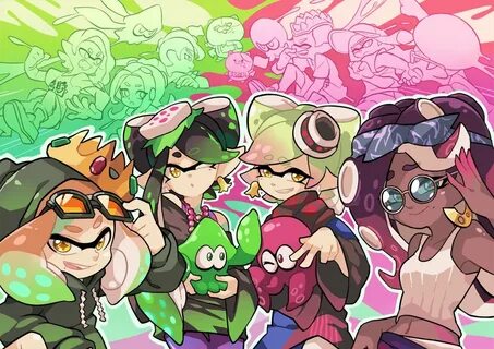 Sapphire 💖 💚 on Twitter: "Finally get to draw the Inkling VS