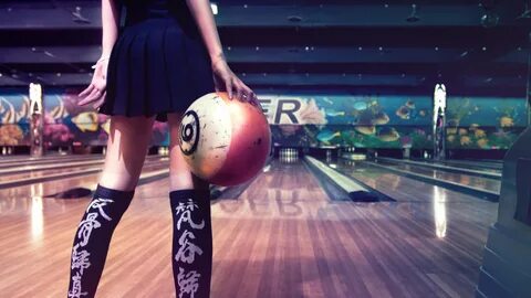 Bowling girl beautiful desktop wallpaper - 8Wallpapers