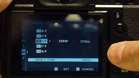 Fujifilm X-T3 Menu Options (Pause to read) - YouTube