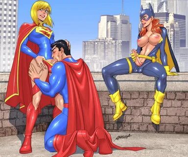 illustration : Superman sucking a dick