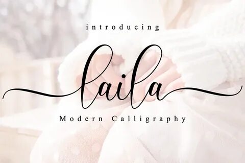 Download Laila calligraphy font fontsme.com