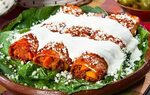 Enchiladas Morelia Style (with Chorizo and Potatoes) - V&V S