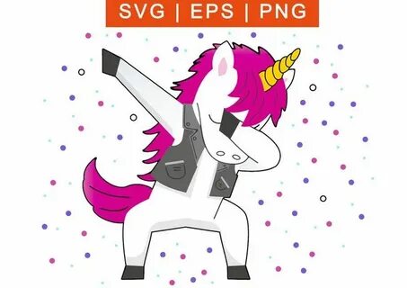 These dabbing unicorn svg are ideal for wall art, clipart, m