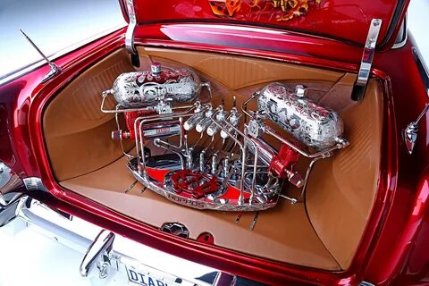 1957 Cheverolet Bel Air Trunk Setup - Lowrider