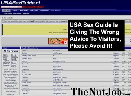 USASexGuide.nl Forum: The Moment You'll Regret Everything Is
