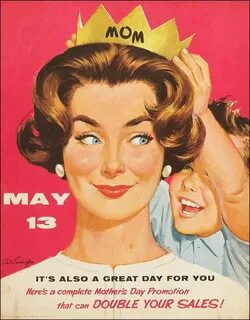 Arthur Sarnoff Mothers day poster, Happy mothers, Mother