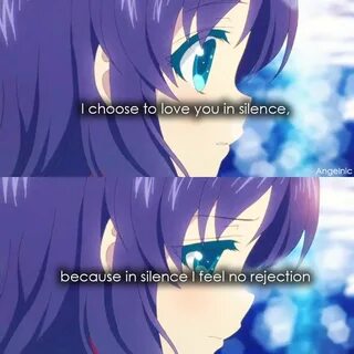 Anime Feel_INA on Twitter: "i choose to love you in Silence,