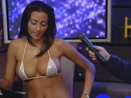 Rita G proves her tits are natural on the Howard Stern show 2003.