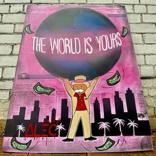 Картина Alec Monopoly The world is YOURS