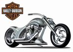 Harley Davidson clipart vector - Pencil and in color harley 